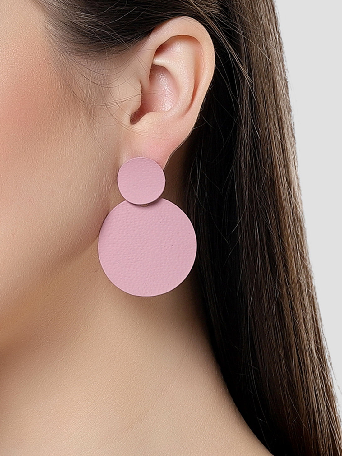 Bohey by KARATCART Party Pink Dangler Earrings for Women
