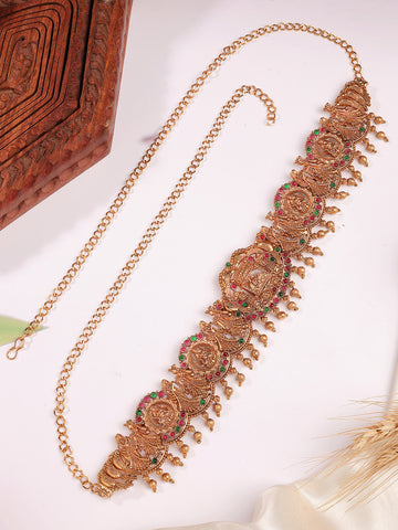 Karatcart Gold Plated Designer Varmala Inspired Kamarbandh for Women