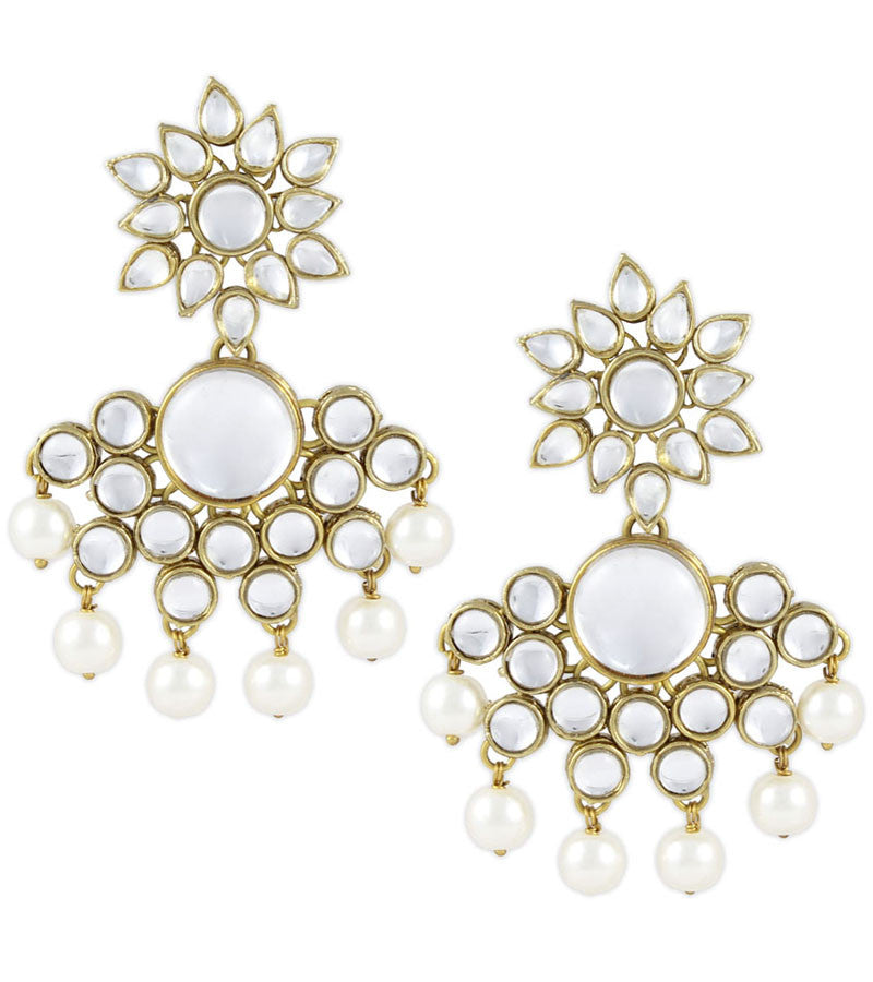 Kundan earrings | Karatcart.com