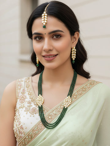 Antique Rani Haar Kundan Necklace Set