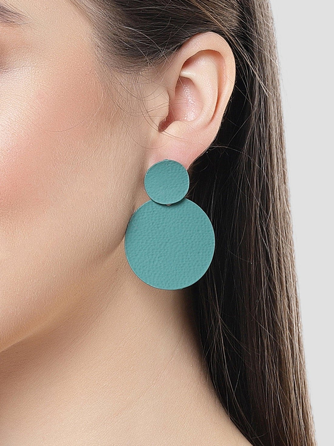 Bohey by KARATCART Teal Dangler Earrings for Women