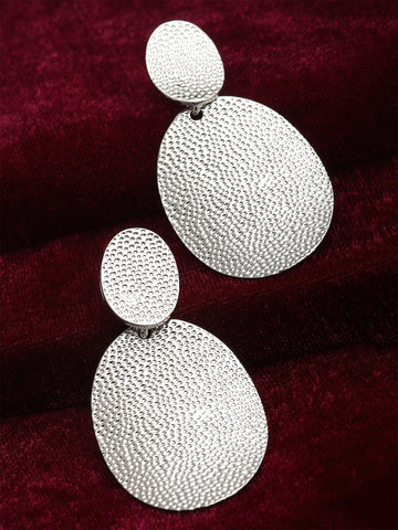 Bohey by KARATCART Silver Dangler Earrings for Women