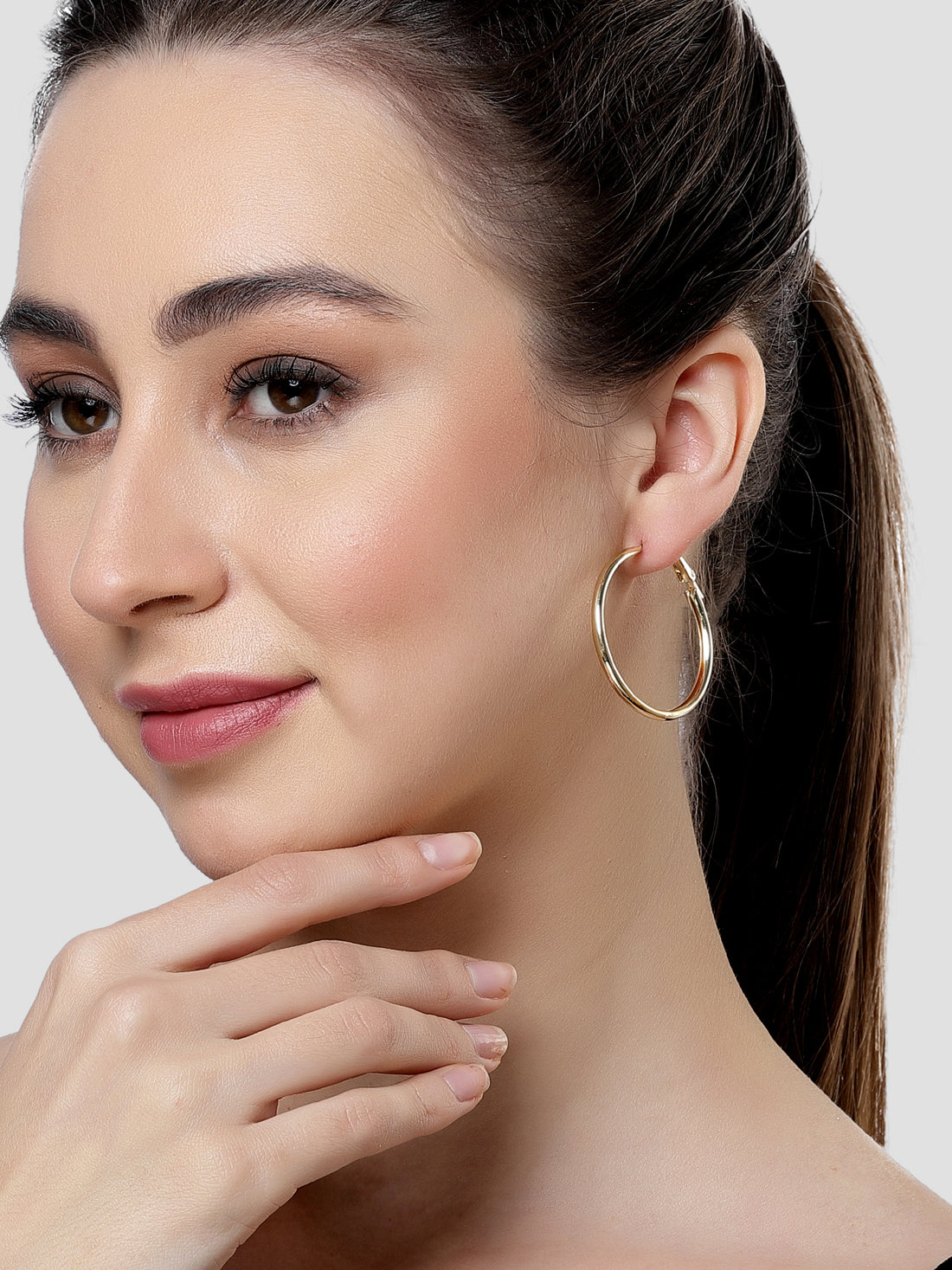 Bohey by KARATCART Set of 6 Gold Plated Fashion Earrings for Women