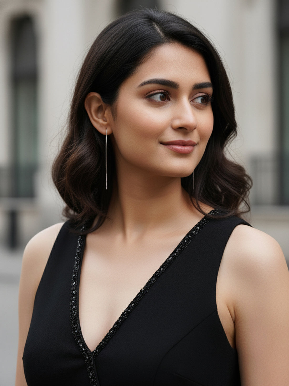 Set of 6 Silver Tone Earrings