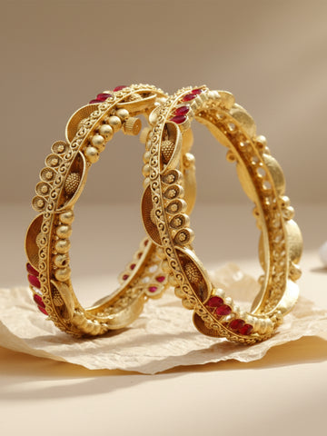Karatcart Alloy Gold-plated Bangle
