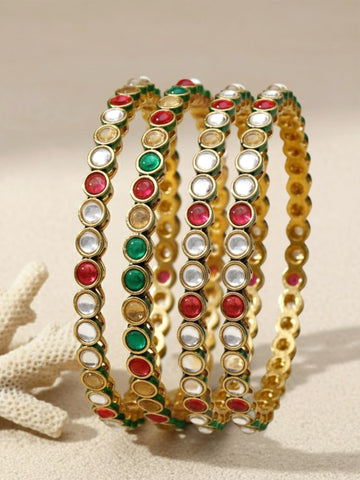 Karatcart Alloy Gold-plated Bangle