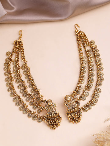 KARATCART Gold Plated  Kaanchain Gold Earrings for Women