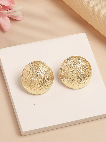 Bohey by KARATCART Gold Plated Stud Earrings for Women