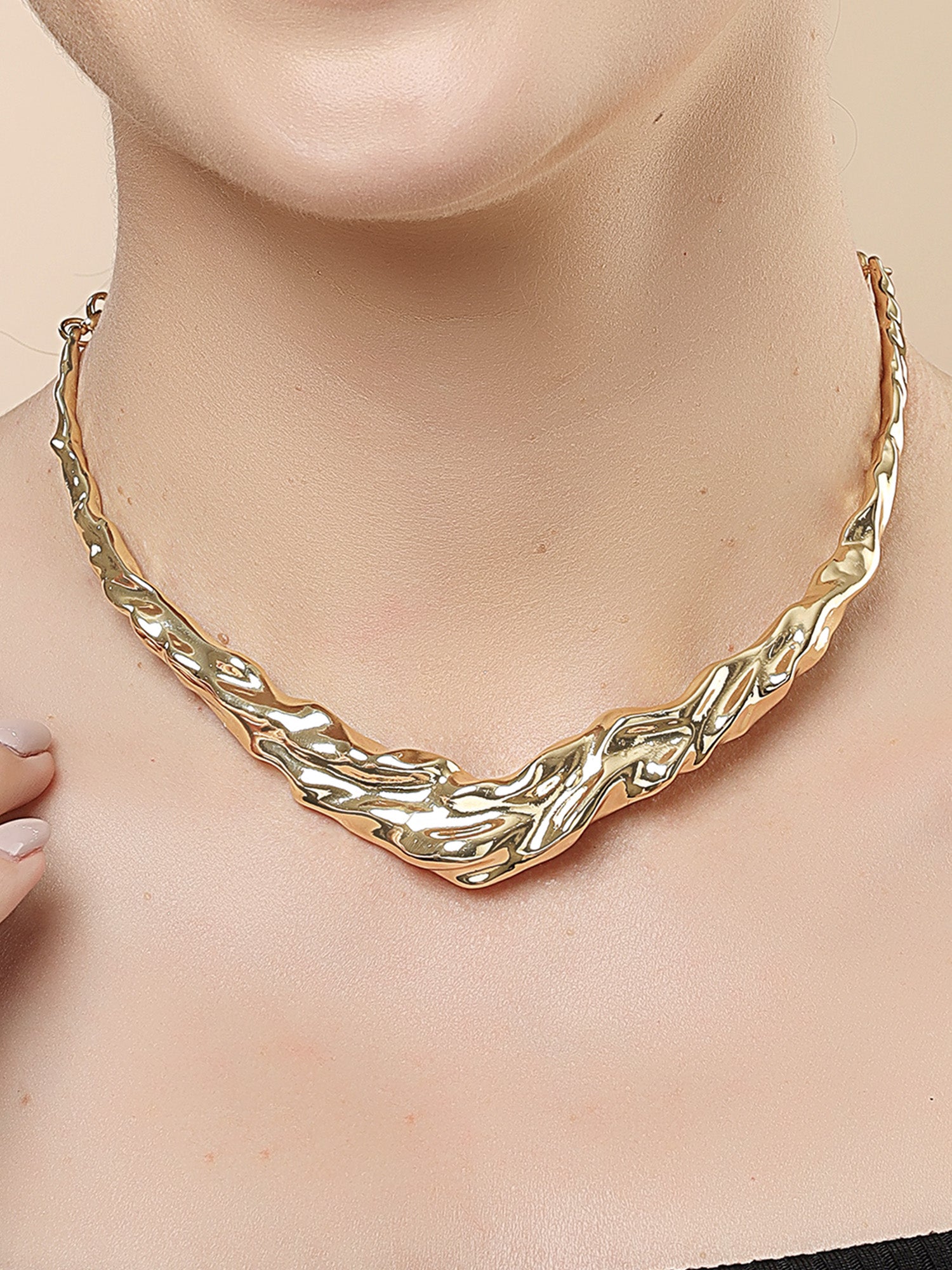 Bohey by KARATCART Gold-Plated Necklace for Women