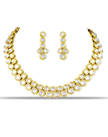 Kundan Double layer Necklace Set