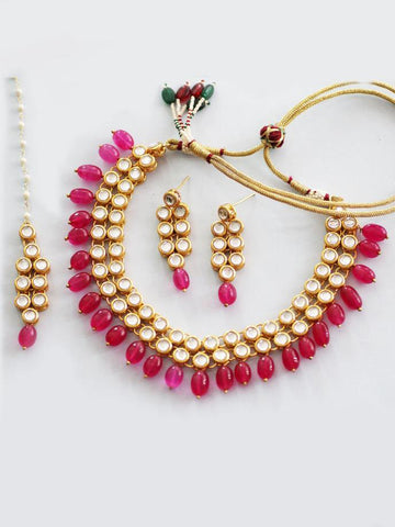 Antique origings Kundan Necklace Set