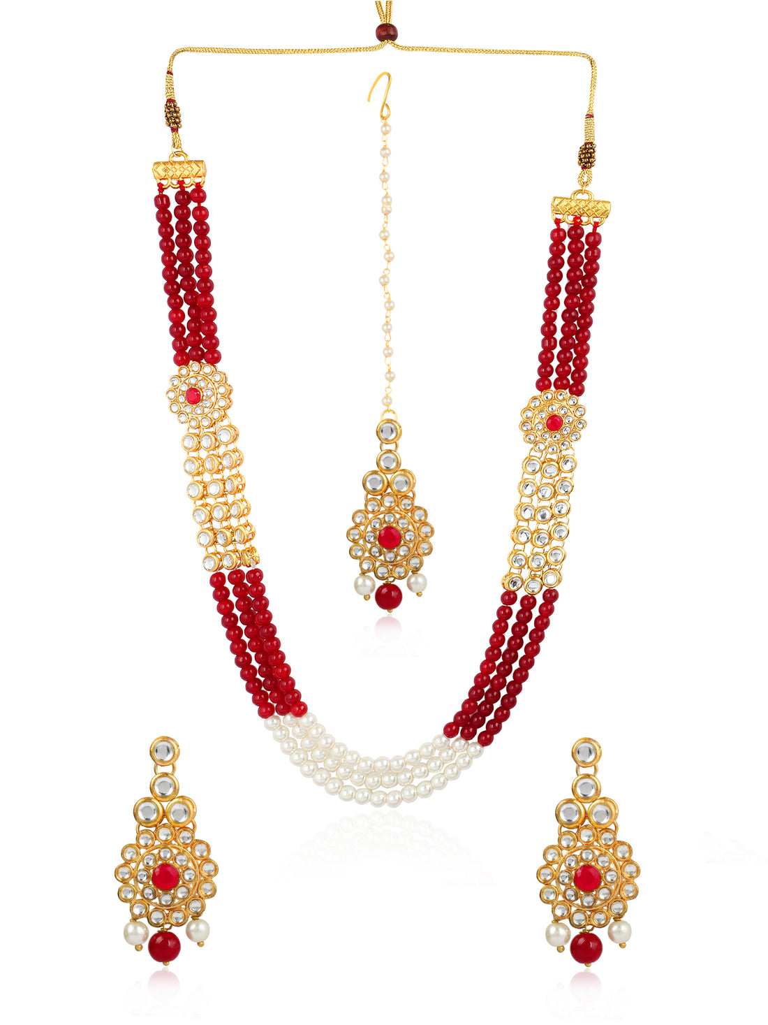 Antique Rani Haar Kundan Necklace Set for Women