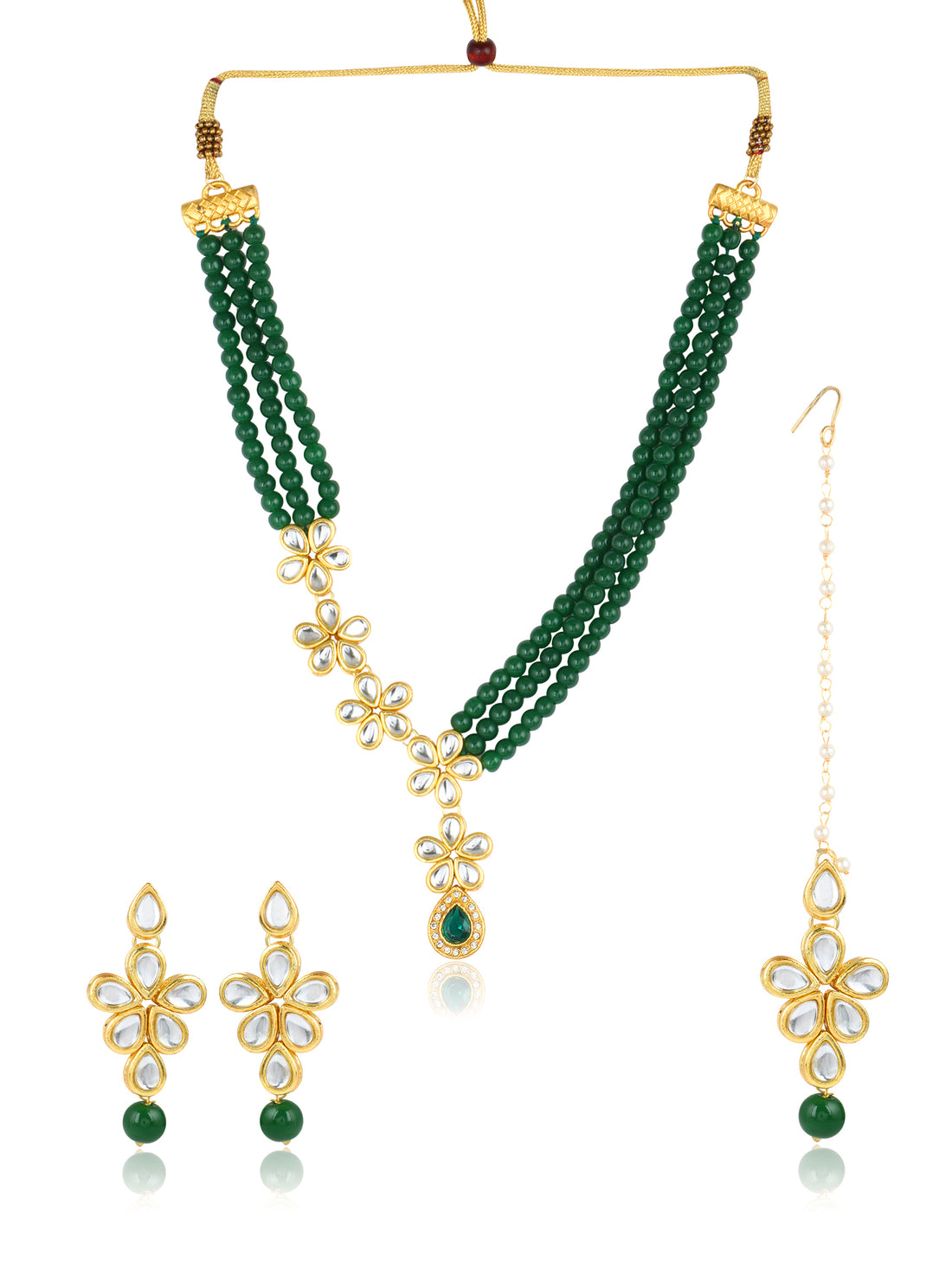 Antique origins Kundan Necklace Set for Women