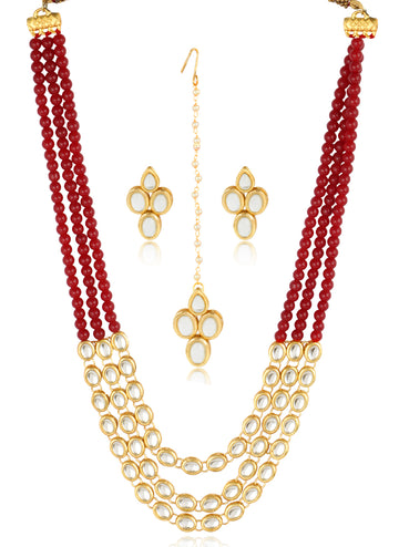 Kundan Rani Haar Necklace Set