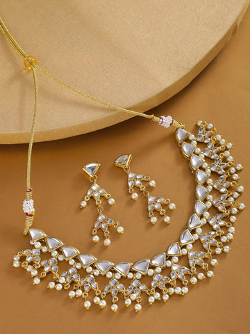 Kundan Choker Necklace Set