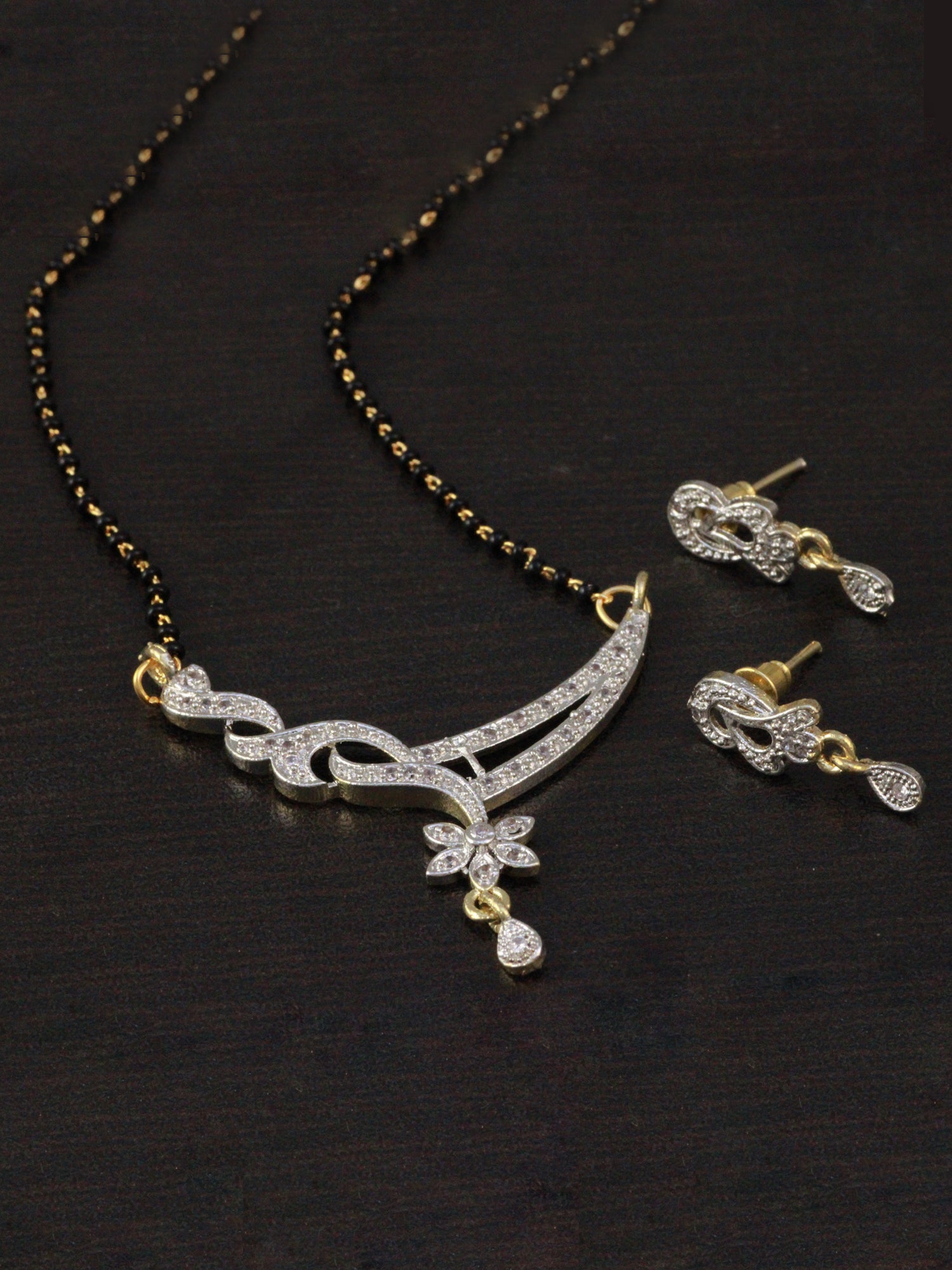 Mangalsutra with Earrings