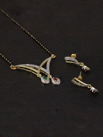 Mangalsutra and Earrings