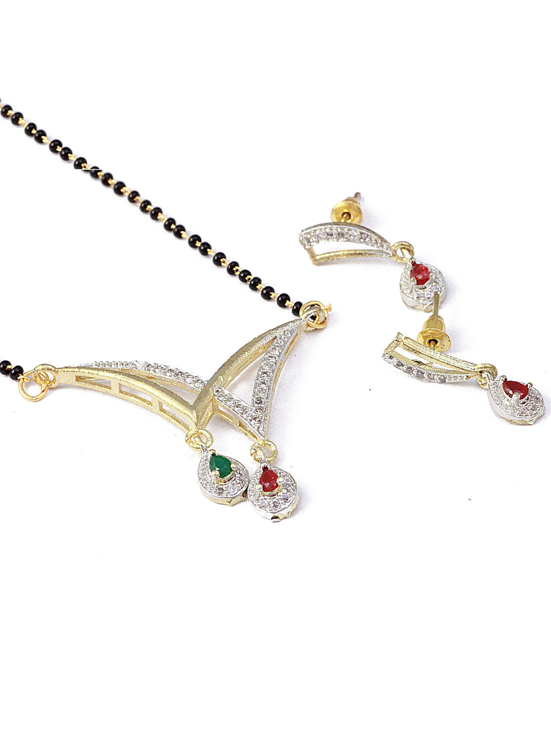 Mangalsutra and Earrings