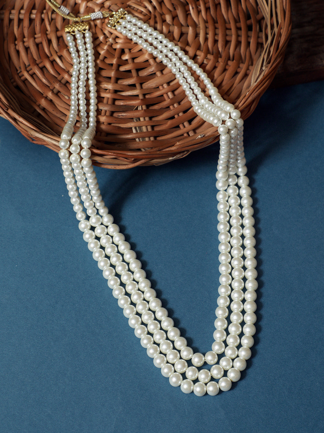 Traditional Pearl Maharaja Moti Mala for Men