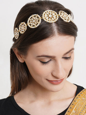 Women Gold-Toned Embellished Hairband