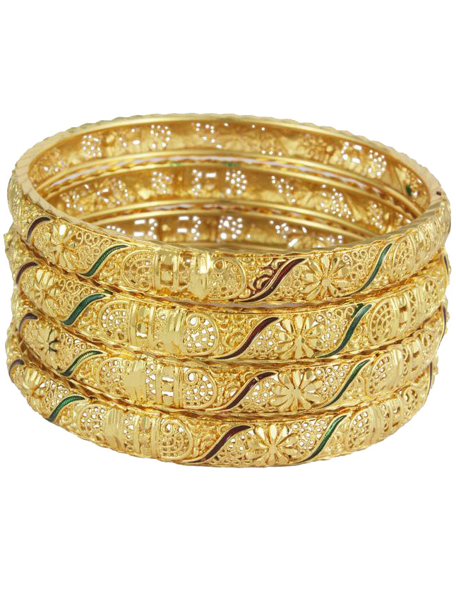 Gold Forming Bangles