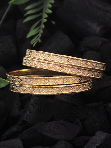 Gold Forming Bangles for Women