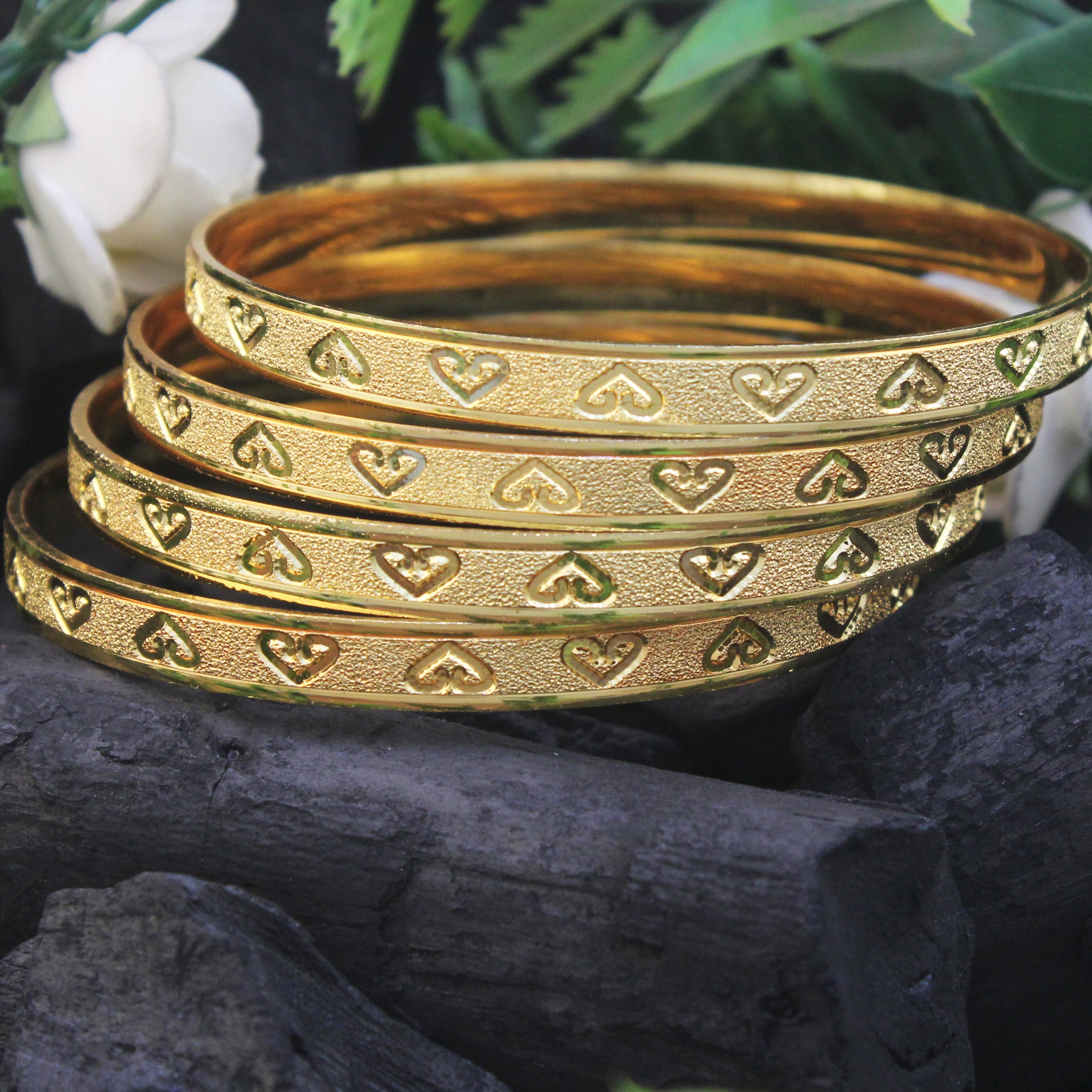 Gold Forming Bangles for Women