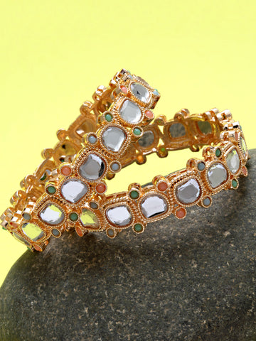 Karatcart Alloy Gold-plated Bangle