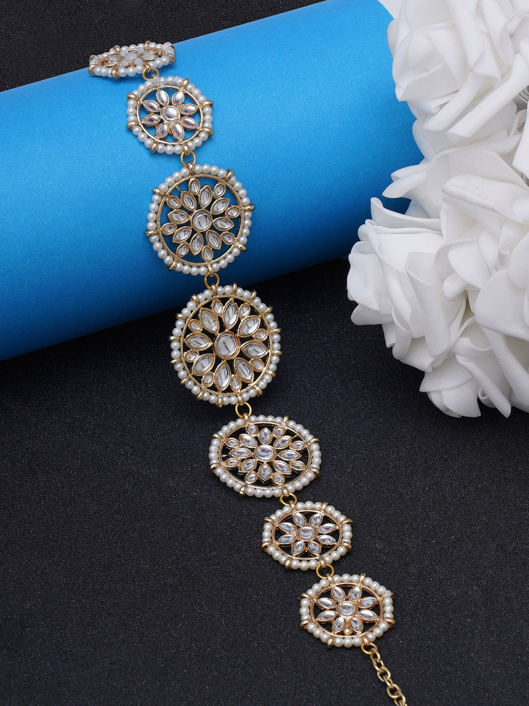 Women Gold-Toned Embellished Hairband