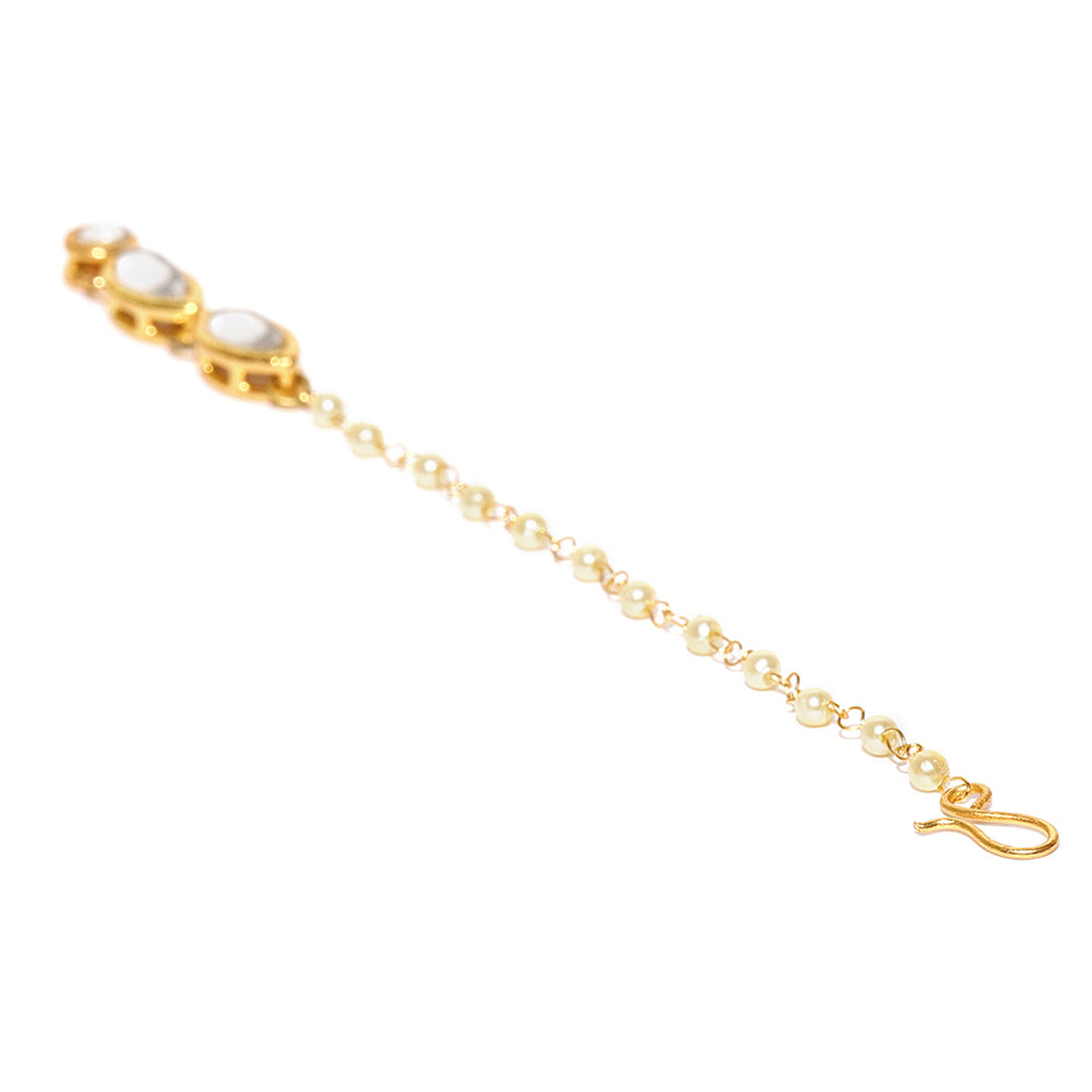 Traditional Gold Plated Kundan Maangtikka for Women