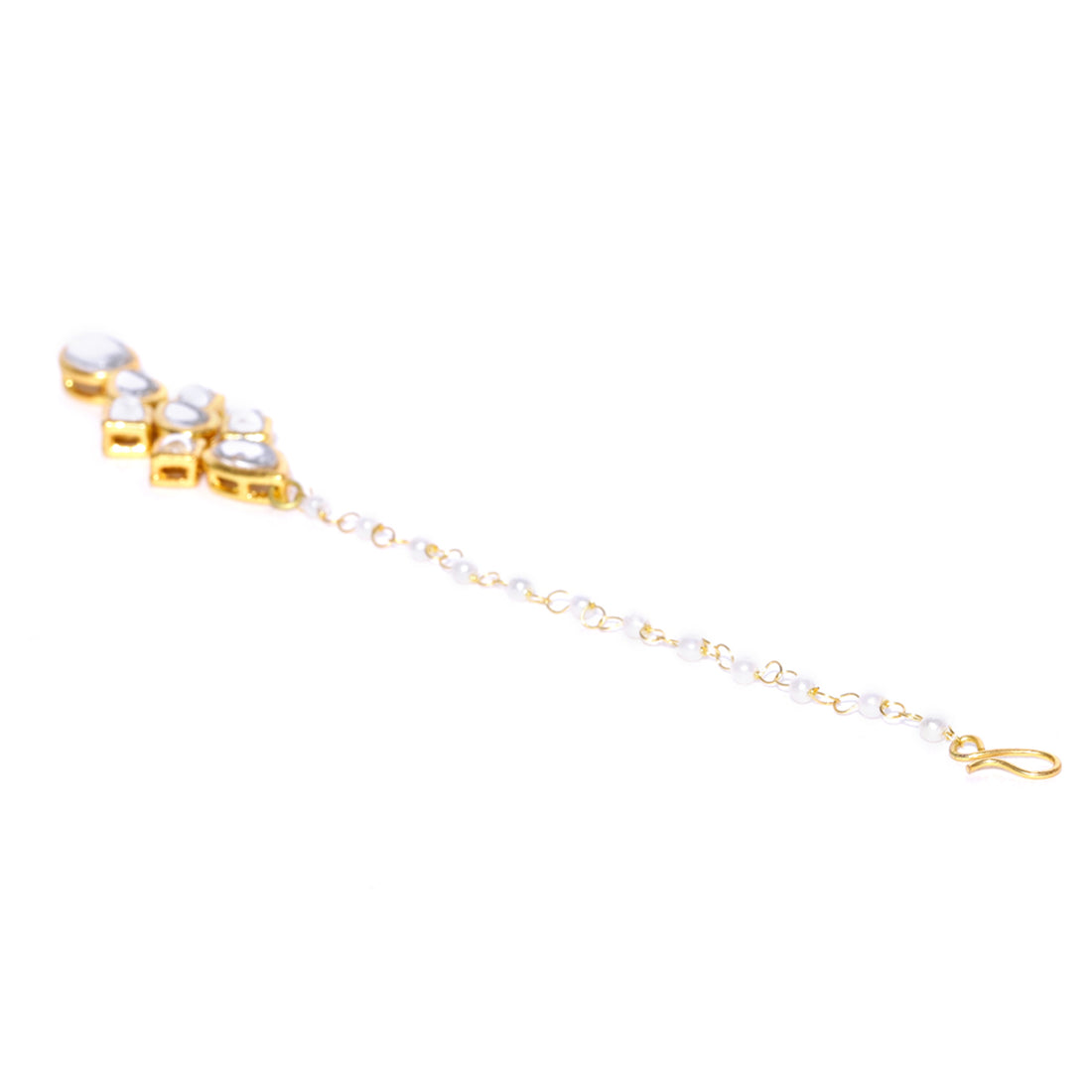 Traditional Gold Plated Kundan Maangtikka for Women