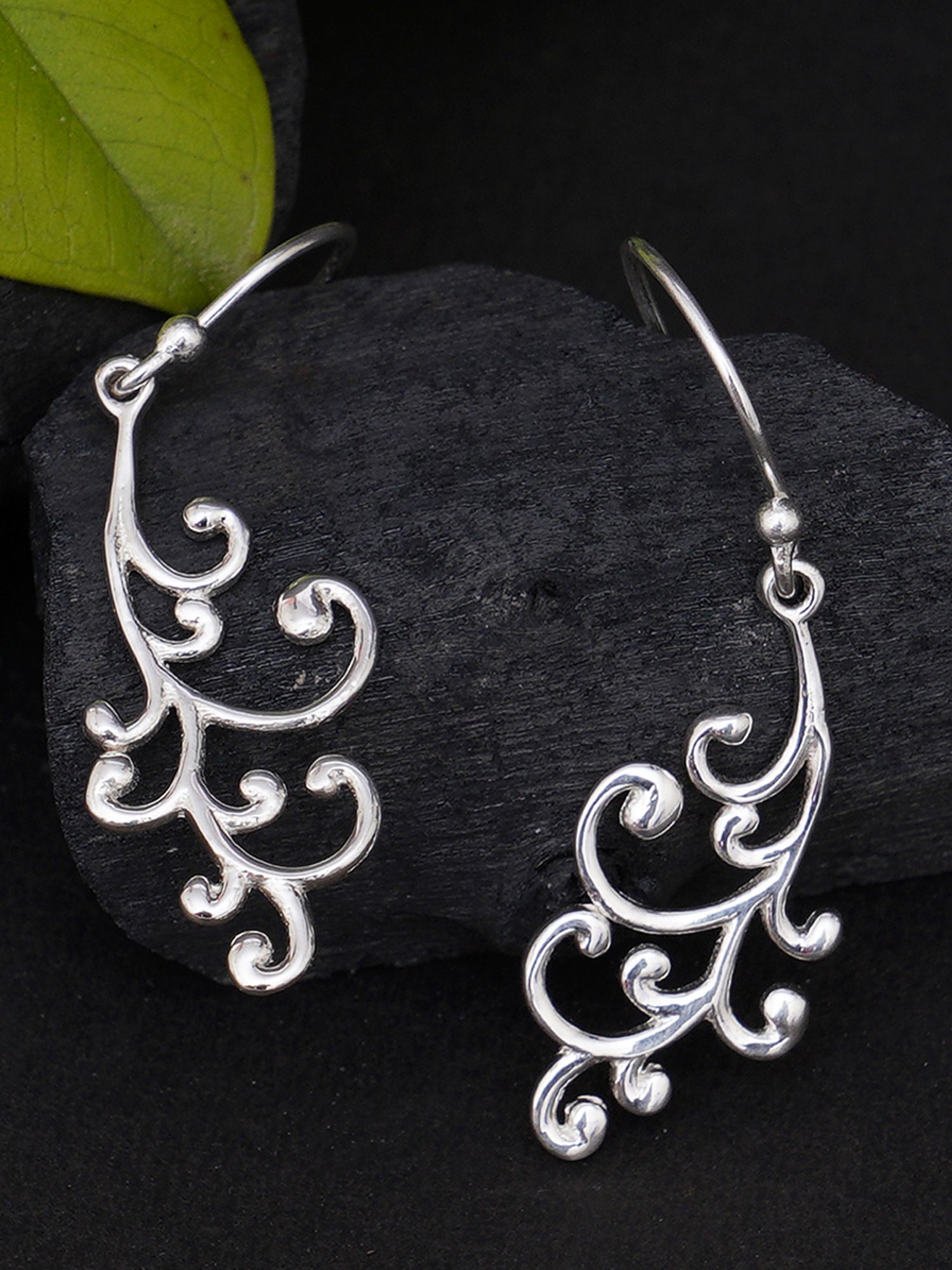 KUNUZ 925 Sterling Silver Dangler Earrings