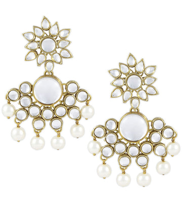 Kundan earrings | Karatcart.com