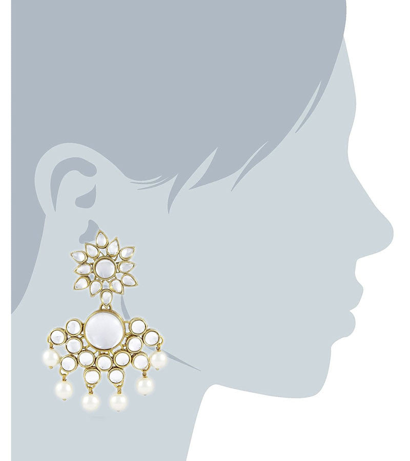 Kundan earrings | Karatcart.com