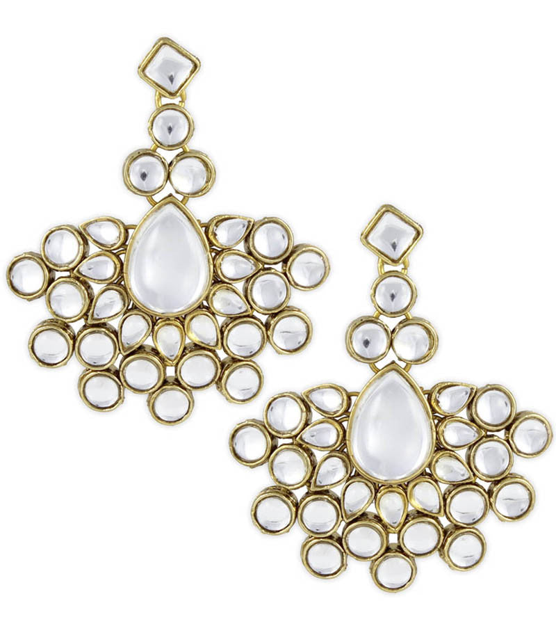 Kundan earrings | Karatcart.com