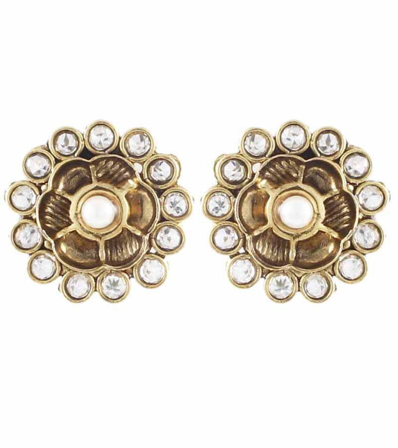 Karatcart 22K Goldplated Stud Earrings Set  by Karatcart