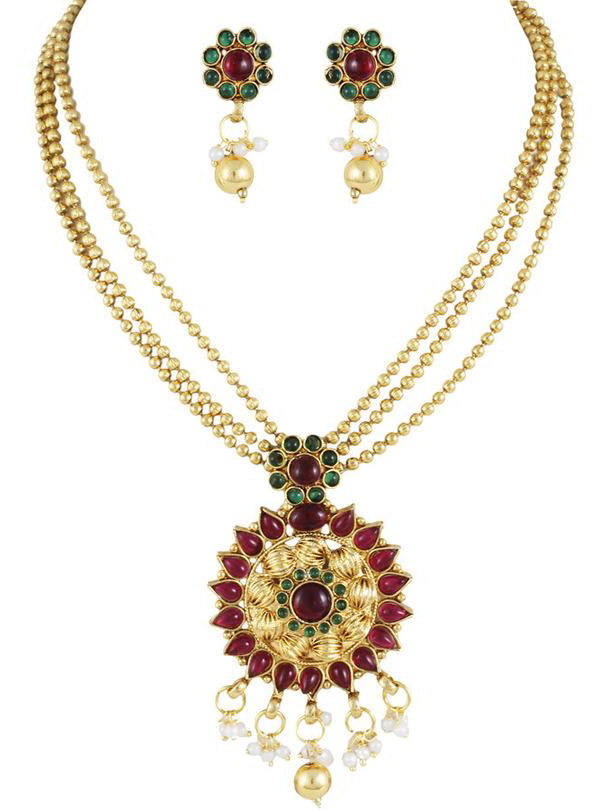 Multicolor Traditional Jewellery Set
