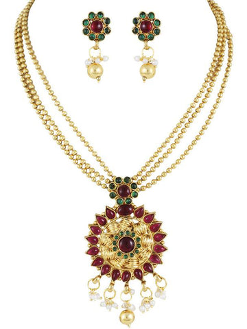 Multicolor Traditional Jewellery Set