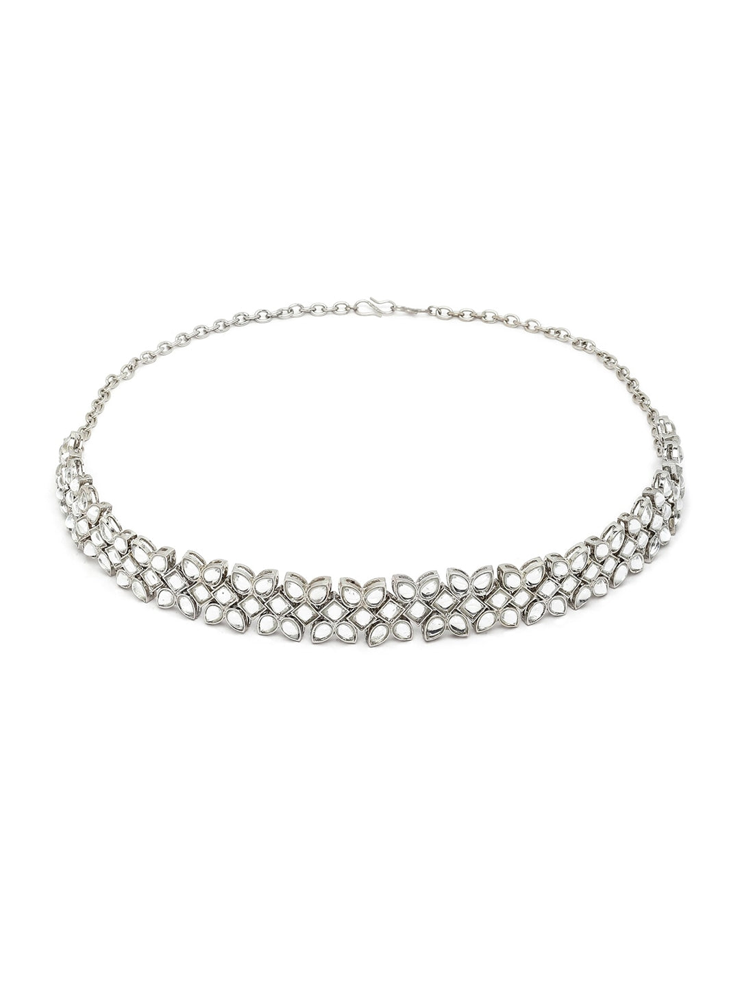 Women Silver-Toned Embellished Hairband