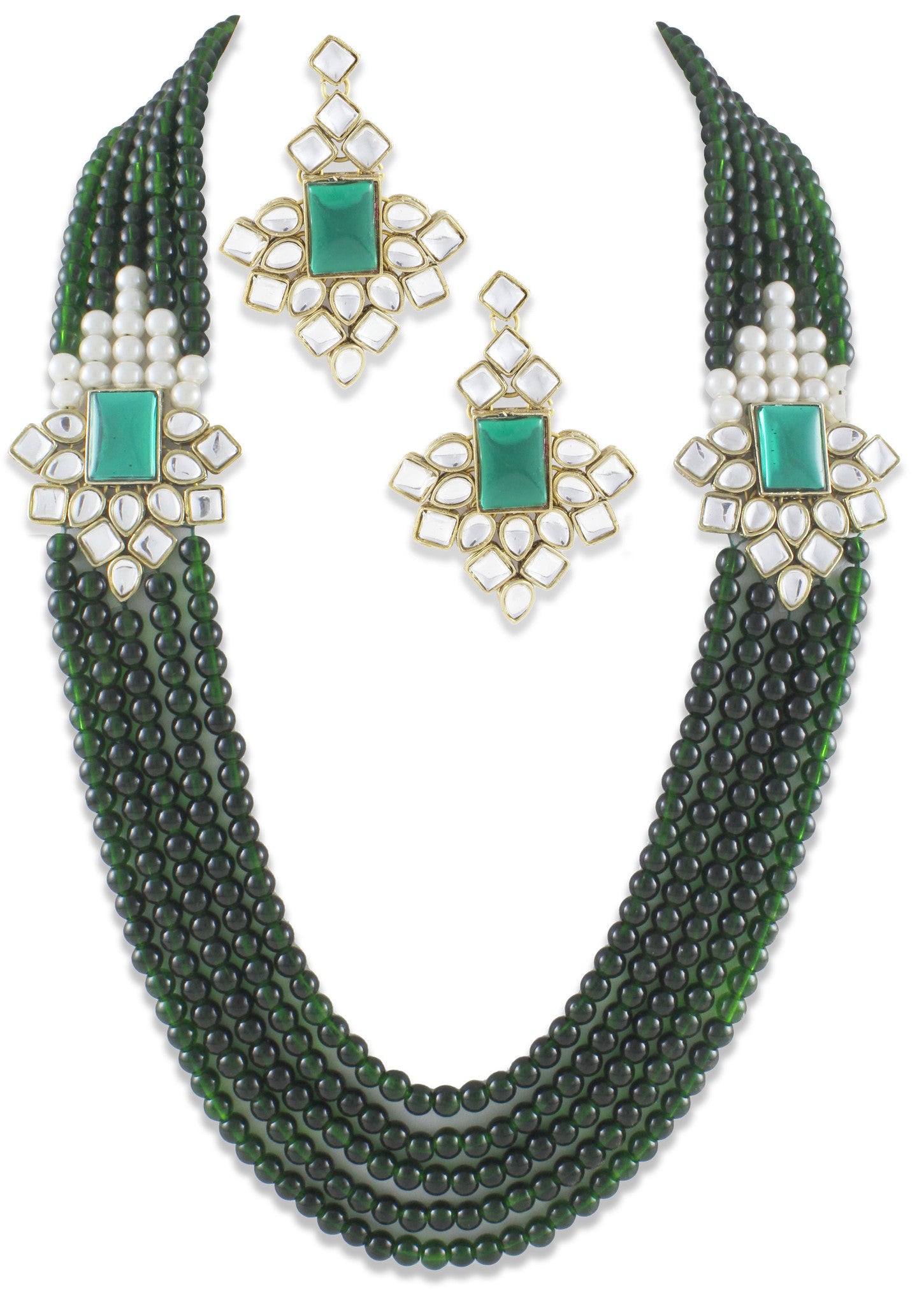 Traditional Kundan Rani Haar Jewel Set