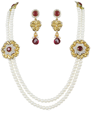 Karatcart 22K Goldplated Traditional Jewellery Set